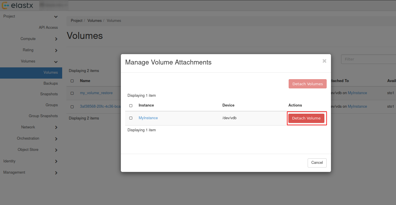 Status-attach-volume